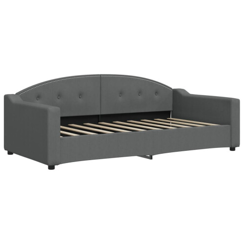 VidaXL (dark grey) vidaXL Day Bed Sofa Bed Guest Bed Sleeper Sofa Light Grey 90x190 cm Fabric 1