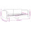 VidaXL (dark grey) vidaXL Day Bed Sofa Bed Guest Bed Sleeper Sofa Light Grey 90x190 cm Fabric 4