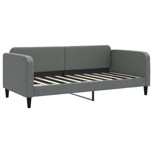 VidaXL (dark grey) vidaXL Day Bed Sofa Bed Guest Bed Sleeper Sofa Light Grey 90x190 cm Fabric 1