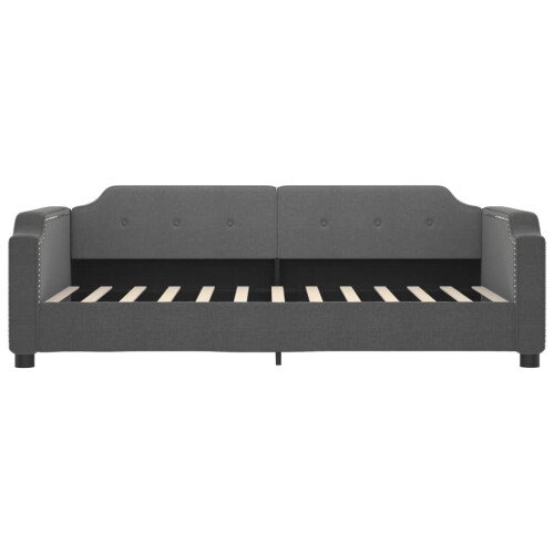 VidaXL (dark grey) vidaXL Day Bed Sofa Bed Guest Bed Sleeper Sofa Light Grey 90x190 cm Fabric 2