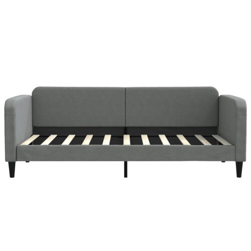 VidaXL (dark grey) vidaXL Day Bed Sofa Bed Guest Bed Sleeper Sofa Light Grey 90x190 cm Fabric 2