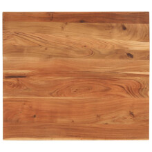 (acacia wood(natural), 100 x 80 cm) vidaXL Table Top Replacement Board Dining Table Top Rectangular Solid Wood