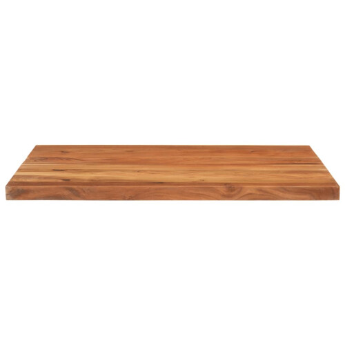 VidaXL (acacia wood(natural), 100 x 80 cm) vidaXL Table Top Replacement Board Dining Table Top Rectangular Solid Wood 2