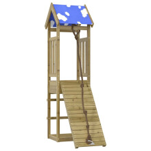 (Impregnated Wood Pine) vidaXL Outdoor Playset Garden Playhouse Playground Equipment Solid Wood Pine