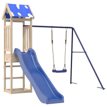(Solid Wood Pine) vidaXL Outdoor Playset Solid Wood Pine playset wooden playset playground set