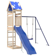 (Solid Wood Pine) vidaXL Outdoor Playset Solid Wood Pine playset wooden playset playground set