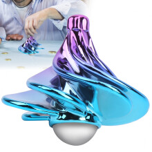 Dual Color Aerodynamic Gyroscope Toy 4.5x4.5x5cm Stress Relief