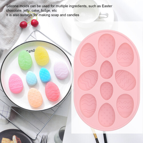 Pinkes Osterei-Silikonbackform – Vielseitiges Backzubehör 2