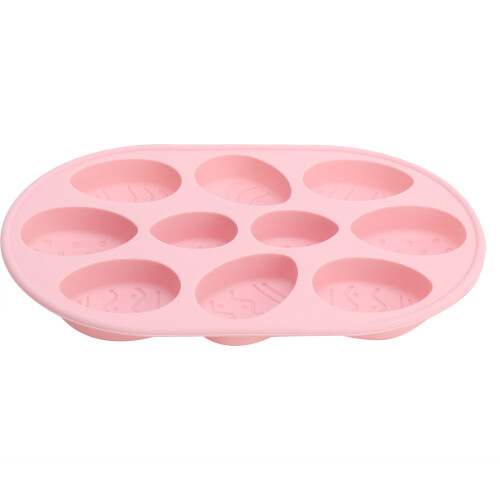 Pinkes Osterei-Silikonbackform – Vielseitiges Backzubehör 1