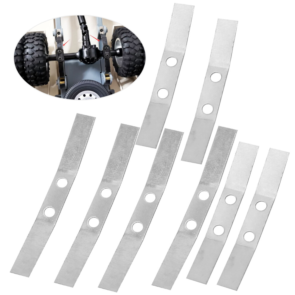 Steel Rear Axle Leaf Spring Kit For Wpl D12 1/10 Rc Truck - Durable 8Pcs 5081359837351