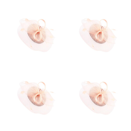 4Sets Cocktail Pillbox Hüte Für Vintage Partys 2