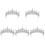 5 Teile Tiara Stirnband Kopfschmuck 4