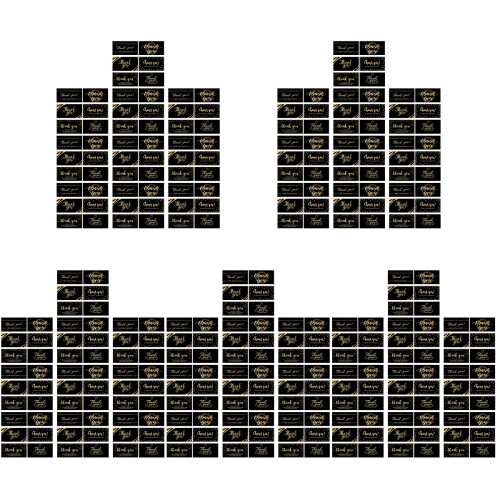 300Ud Tarjetas Negras Para Tiendas Y Con Espacio Para 1