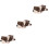 3Ud Cojines Animales De Peluche Marrón Para Sofá Y 8
