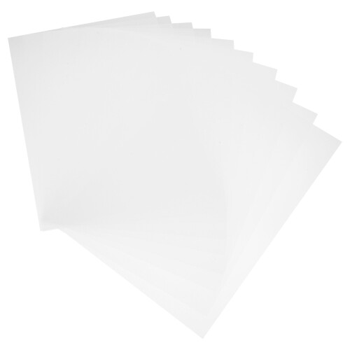 20 Unidades Hojas Plástico Transparente Para Y