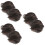 6 Unidades Moño Con Extensión Clip Accesorio 9