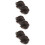 6 Unidades Moño Con Extensión Clip Accesorio 10