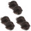 6 Unidades Moño Con Extensión Clip Accesorio 4