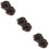 6 Unidades Moño Con Extensión Clip Accesorio 11