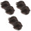 6 Unidades Moño Con Extensión Clip Accesorio 5