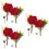 6 Unidades Corbatas Novio Rosa Accesorio 9