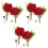 6 Unidades Corbatas Novio Rosa Accesorio 5