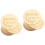 28Ud Tarjetas De Crecimiento Beige Madera Suave Protector Bebé 4