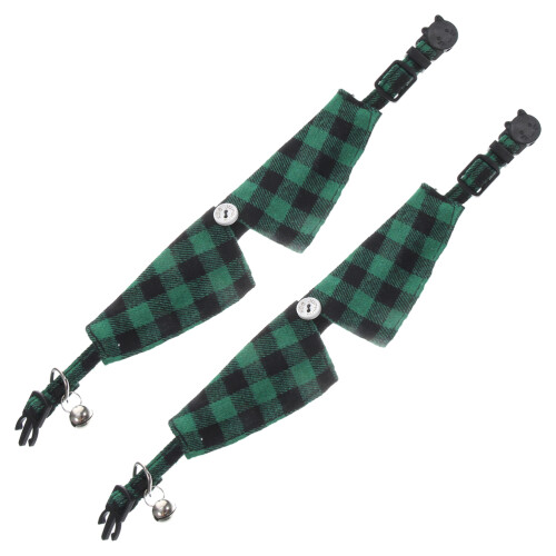 2 Unidades Collar Pequeño Ajustable Con Para Y 2