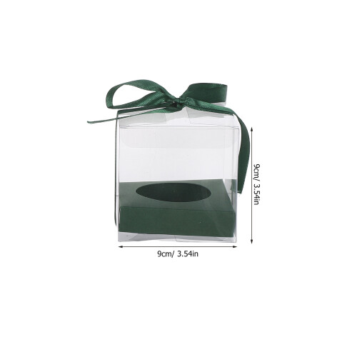 24 Unidades Cajas Transparentes Para Cupcakes Con 1