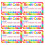 50 Unidades Tarjetas De Recompensa Escolar Con Dibujos 9