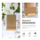 10 Unidades Soportes Para Tarjetas De Madera 9