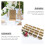 10 Unidades Soportes Para Tarjetas De Madera 10