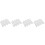 32Pièces Piliers Gâteaux Blancs Supports Pour Mariage 9