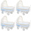 4 Pièces Panier De Pour Baby Shower 5