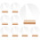 20 Pièces Transparent Support Pour Table 1