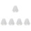 5Pièces Voiles Perles Court Accessoire Tête 5
