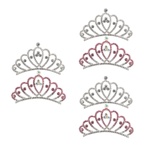 6 Pezzi Pettini Con Tiara Fermacapelli Per 2