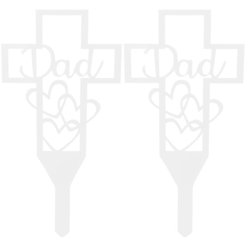 2 Pezzi Decorazione Da Lawn Dad, Per Esterni 1