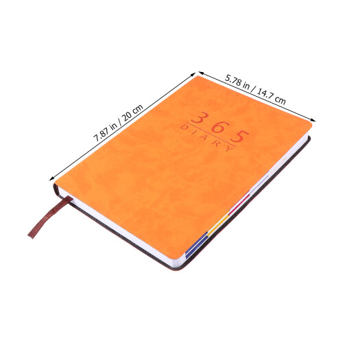 Agenda Taccuino Inglese A5 Arancione per e Ufficio 1