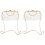 2 Pezzi Sera Clutch Con 4