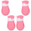 4Pz Scarpe in Gomma Rosa Per Regolabili Per E Protezione 6