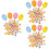 300 Pezzi Imbottiture Uova In Schiuma 3 Cm Decorate 8