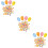 300 Pezzi Imbottiture Uova In Schiuma 3 Cm Decorate 11
