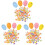 300 Pezzi Imbottiture Uova In Schiuma 3 Cm Decorate 4