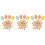 300 Pezzi Imbottiture Uova In Schiuma 3 Cm Decorate 6