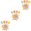 300 Pezzi Imbottiture Uova In Schiuma 3 Cm Decorate 7
