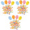 300 Pezzi Imbottiture Uova In Schiuma 3 Cm Decorate 5