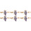6 Pezzi Per Sciarpa Camicetta Fissaggio Scialle Decorative 6