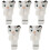 5Pz Braccialetti Slap Per Bambini Bianco Con Design 3
