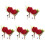 10 Pezzi Cravattini Nuziali Per E Sposa, Boutonniere Rosa 4